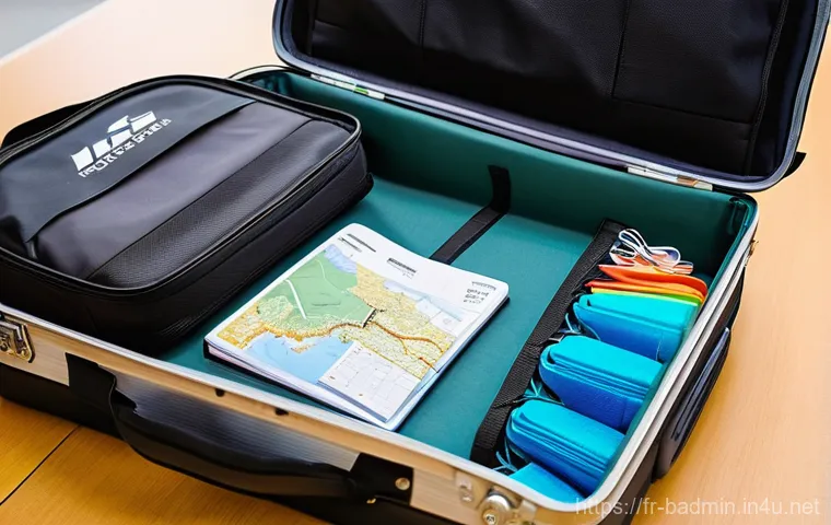 배드민턴 해외 대회 여행 팁 - **Prompt 1: Anticipation and Preparation for an International Badminton Tournament**
"A male bad...